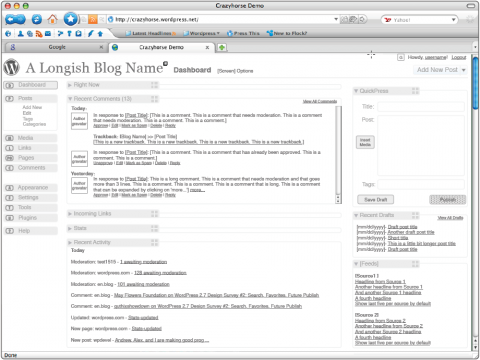 WordPress 2.7 User Interface proposal (version 002)