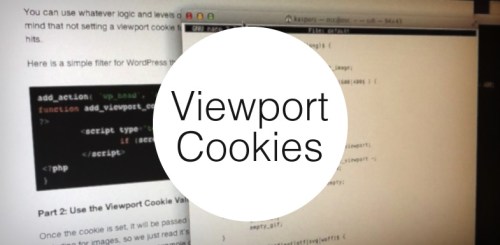 Adaptive Images with Viewport Cookies