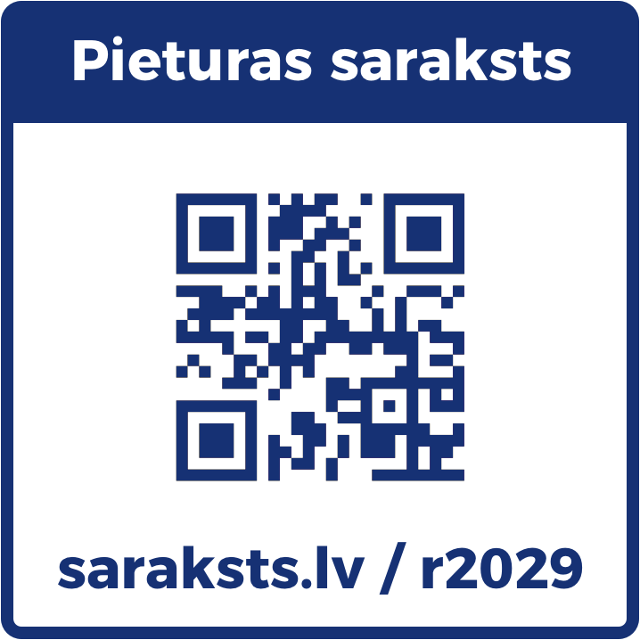 Pieturvietas saraksta QR uzlīmes prototips